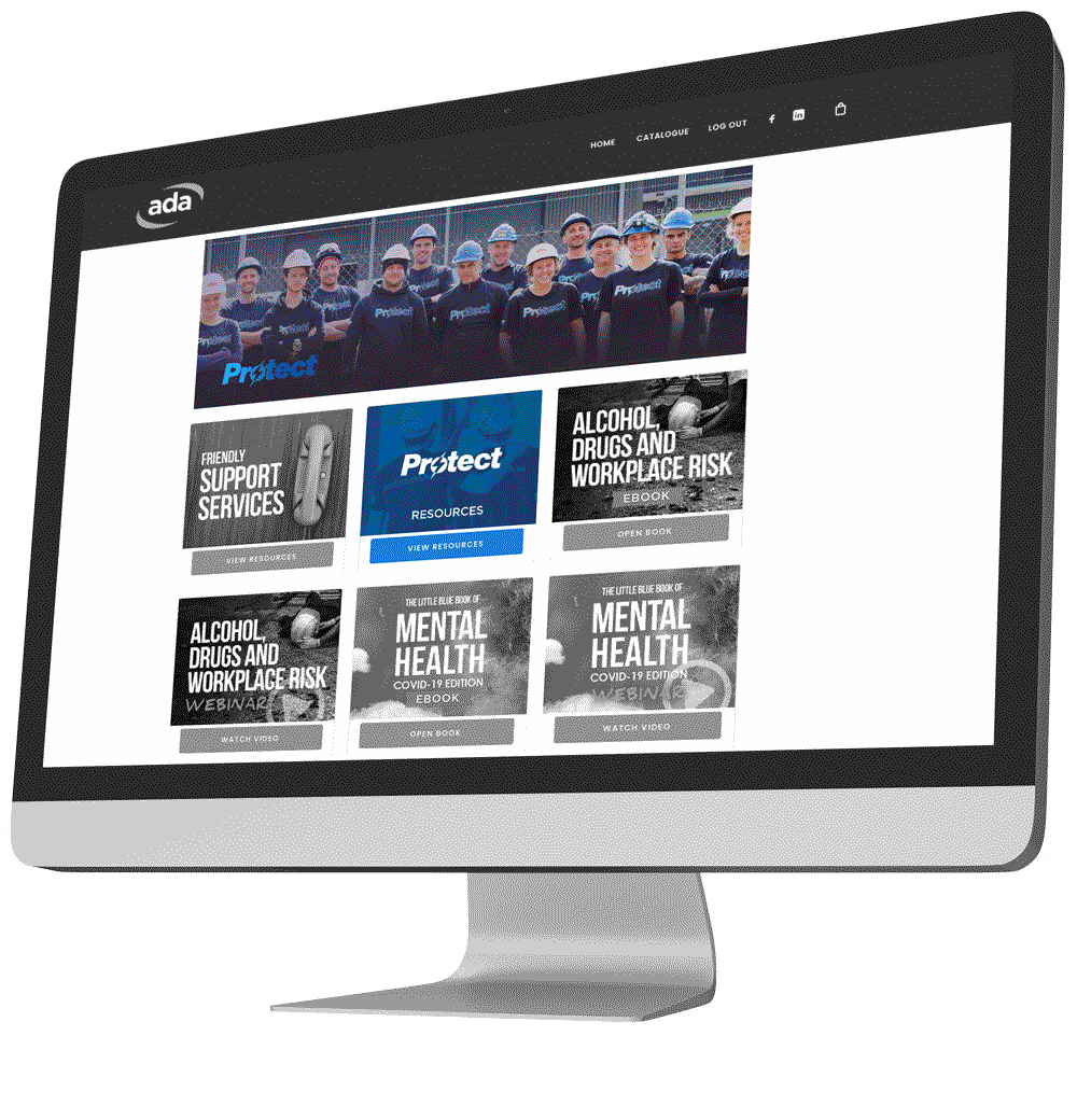 WellConnect branded interface mockup